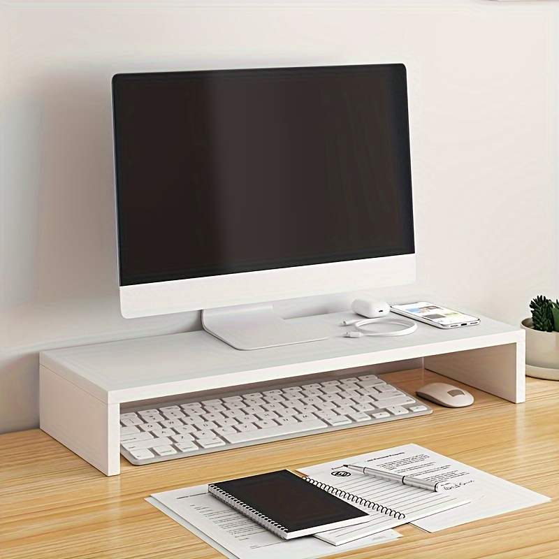 Spacious Wooden Monitor Stand  - Monitor Riser Wood 评论和价格