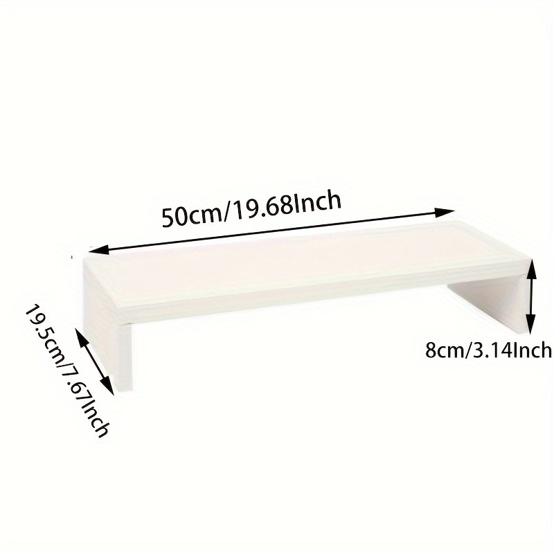 Spacious Wooden Monitor Stand  - Monitor Riser Wood 评论和价格
