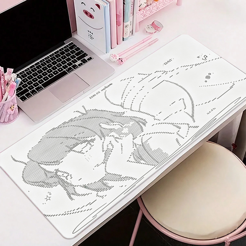1Pcs Leather Mouse Pad Anime A - Desk Setup Kawaii 评论和价格
