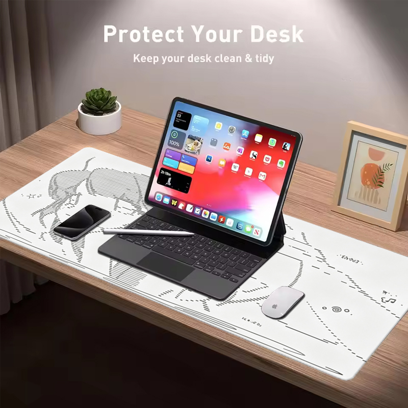 1Pcs Leather Mouse Pad Anime A - Desk Setup Kawaii 评论和价格